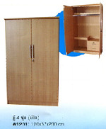 ตู้เสื้อผ้า 4 ฟุต เปิด W1201 (SK) 